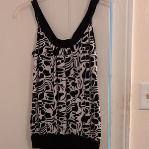 Stylish Black and White Women's Top